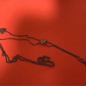 Bolo type necklace 925 silver with diamonds
